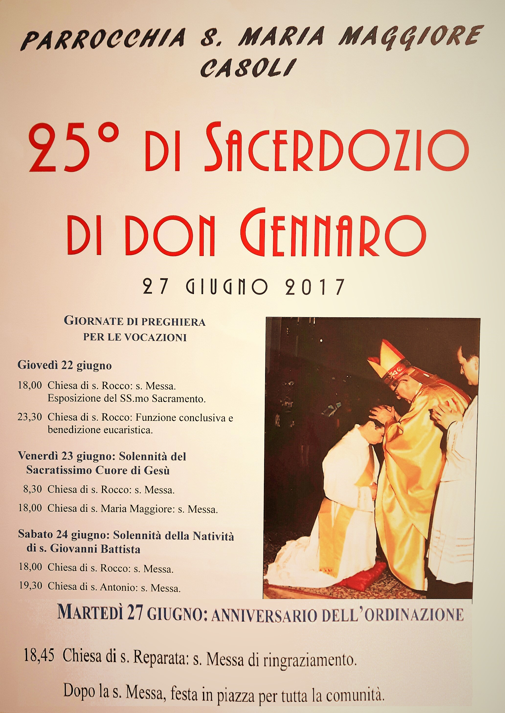 25 Di Sacerdozio Di Don Gennaro Le News Di Casoli Org