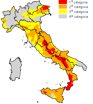 mappa sismica italia bearing
